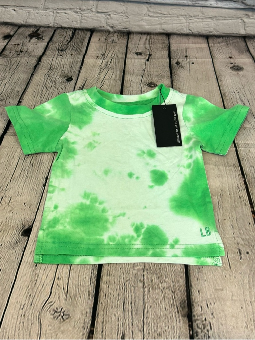 Little Bipsy Green Tie-Dye Shirt
